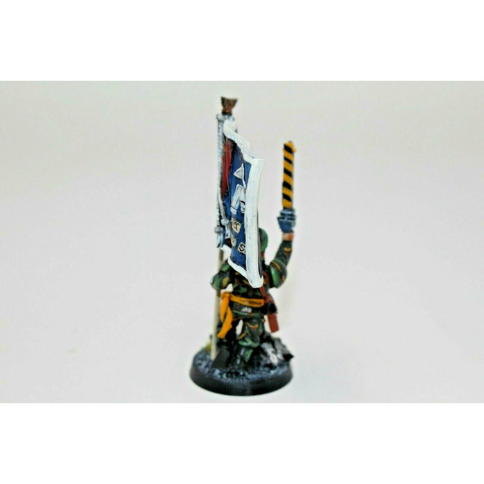 Warhammer Imperial Guard Cadian Standard Bearer Well Painted Metal - JYS11 | TISTAMINIS