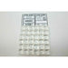 Chessex Dice 12mm D6 (36 Dice) Clear/White - CHX23801 | TISTAMINIS