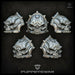 Puppets War H.I. Skull shoulder pads New - Tistaminis