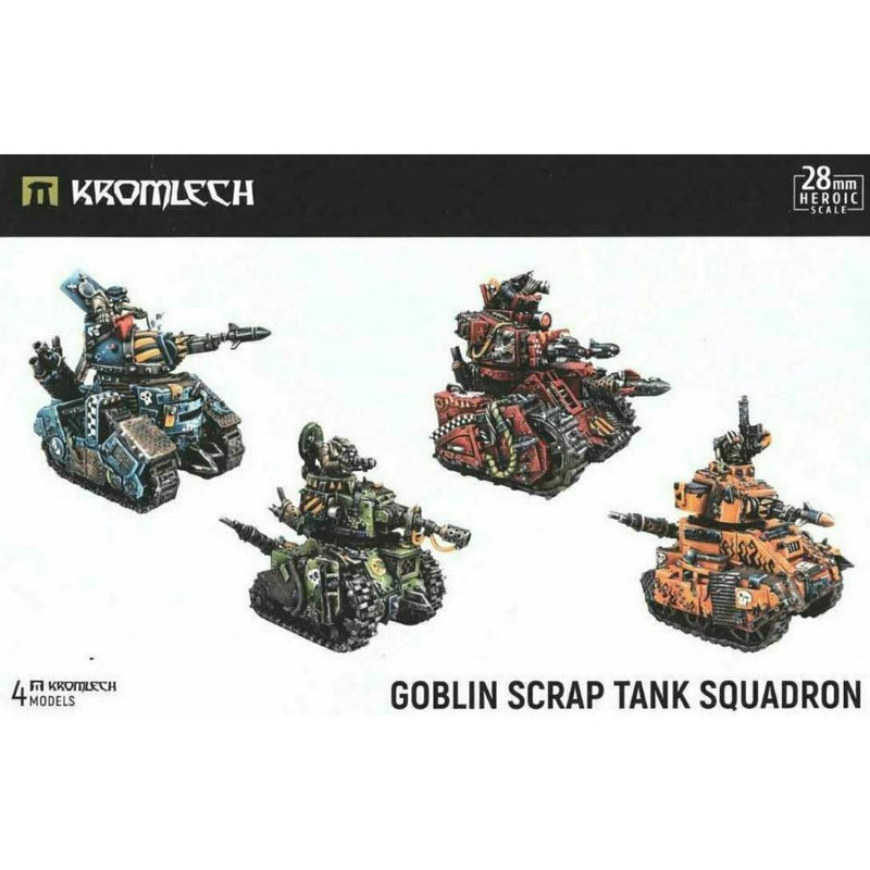 Kromlech Goblin Scrap Tank Squadron (4) New - Tistaminis