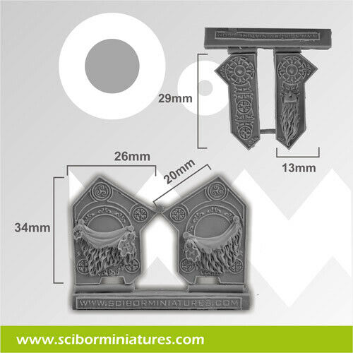 Scibor Miniatures Celtic Conversion set2 (4) New - TISTA MINIS