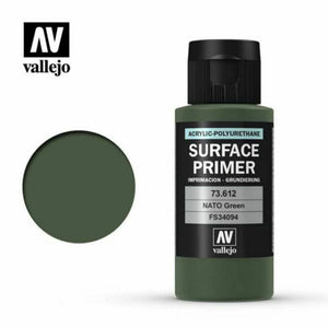 Vallejo Surface Primer Acrylic- NATO Green FS34094 60ml - TISTA MINIS