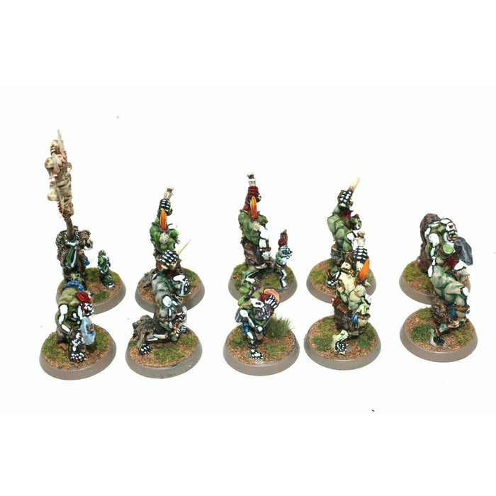 Warhammer Orcs And Goblins Savage Orcs Well Painted Metal JYS6 - Tistaminis