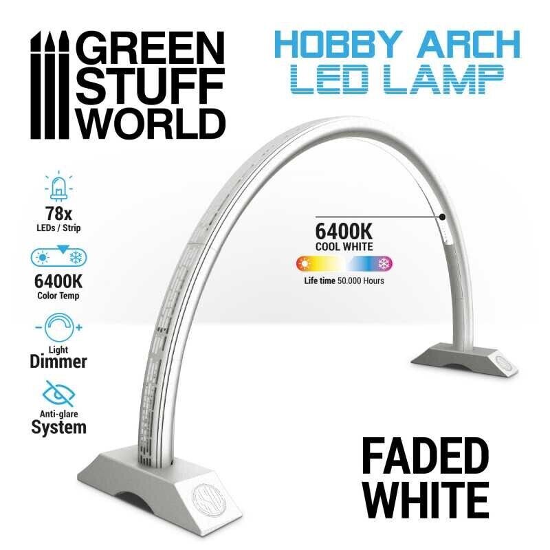 Green Stuff World Hobby Arch LED Lamp - Faded White New - Tistaminis