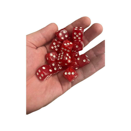 Pearl Red 16-D6 Dice - Tistaminis