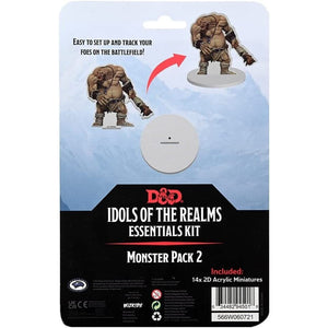 Dungeons & Dragons ICONS ESSENTIALS 2D MINIS MONSTER PACK 2 New - Tistaminis