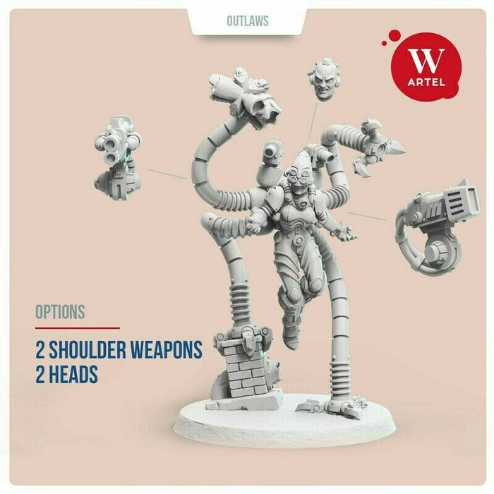 Artel Miniatures - Outlaws Spidermorph Brute 28mm New - TISTA MINIS