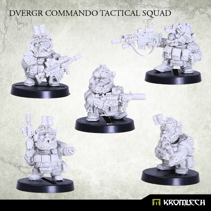 Kromlech Dvergr Commando Tactical Squad New - TISTA MINIS