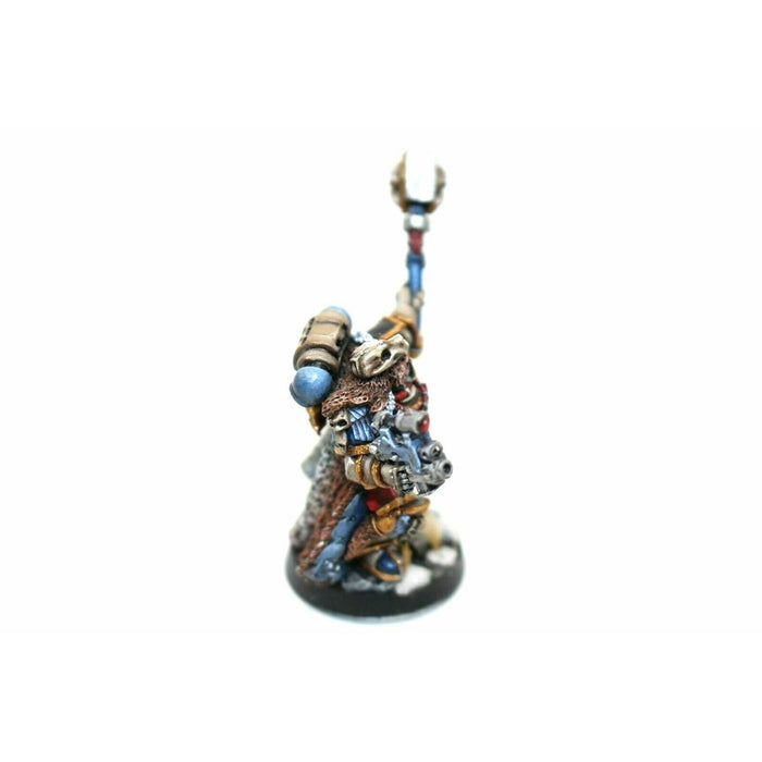 Warhammer Space Marines Space Wolves Wolf Priest Metal Well Painted A26 - Tistaminis