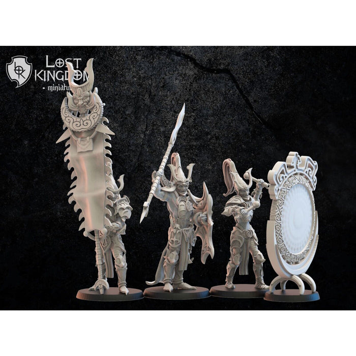 Lost Kingdoms	Nightfall Knights Command Group - 3D Printed - Tistaminis