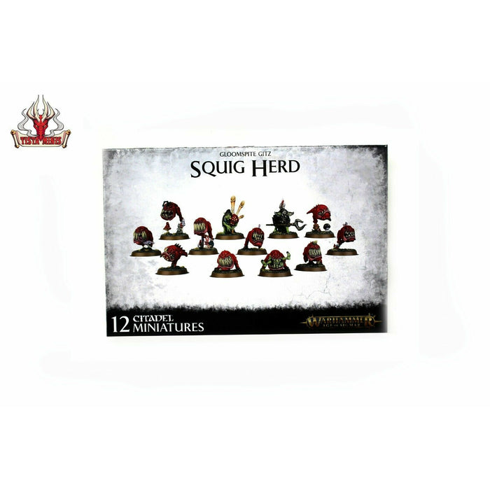 Warhammer Orcs And Goblins Squig Herd New - TISTA MINIS