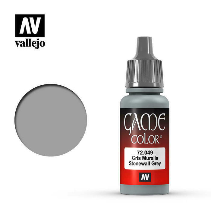 Vallejo Game Colour Paint Game Color Stonewall Grey (72.049) - Tistaminis