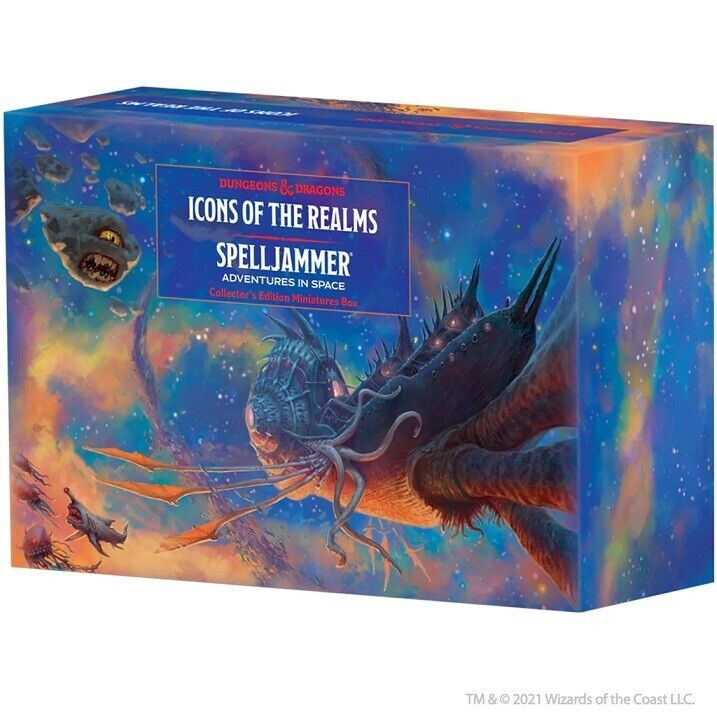 D&D Icons of the Realms: Spelljammer Adventures in Space Collector's Edition New - Tistaminis