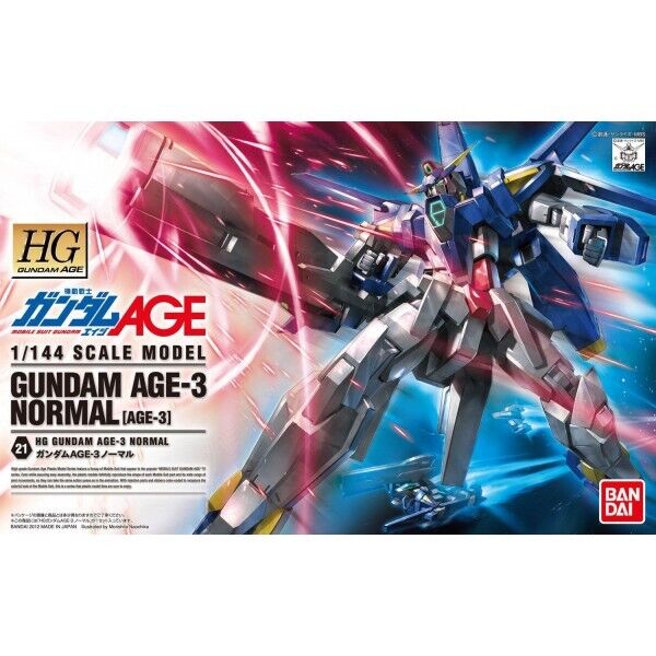 Bandai Gundam HG 1/144 #21 Gundam Age 3 Normal New - Tistaminis