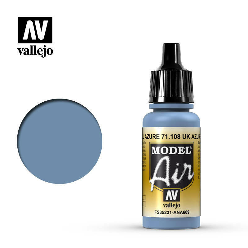 Vallejo Model Air Paint UK Azure (71.108) - Tistaminis