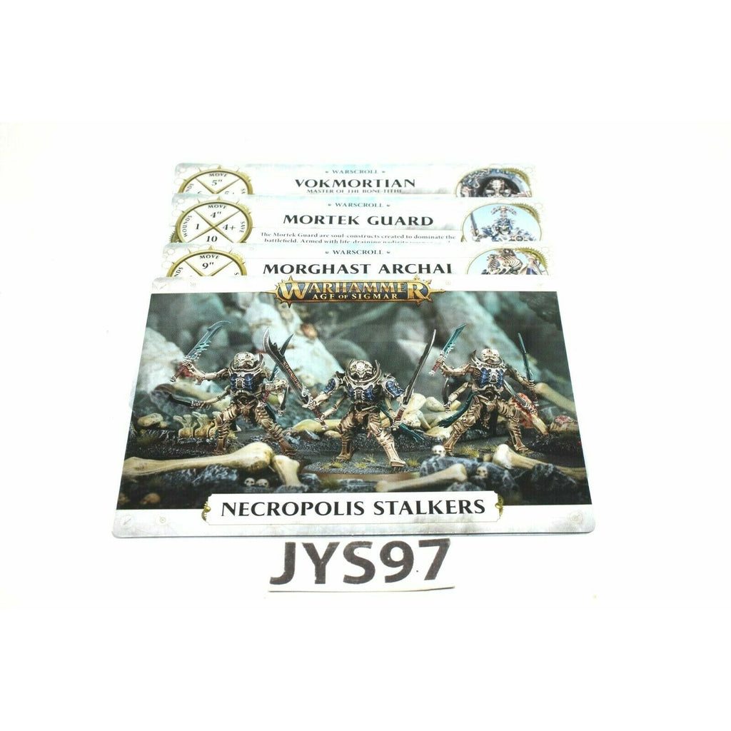 Warhammer Vampire Counts Bonereapers Feast Of Bones Data Cards - JYS97 - Tistaminis