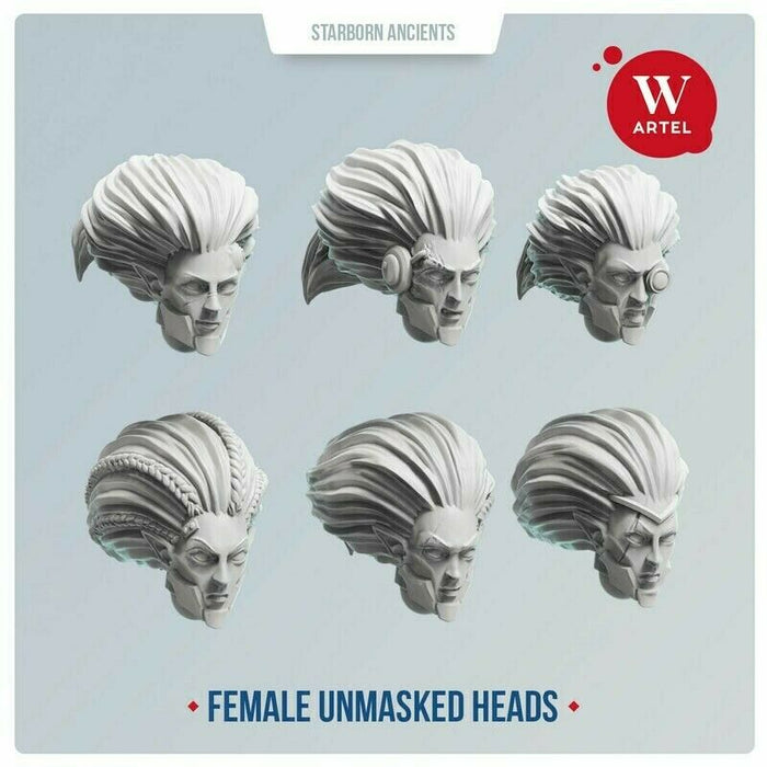 Artel Miniatures - Starborn Ancients Female Heads New - TISTA MINIS