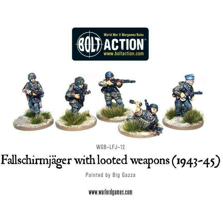 Bolt Action Fallschirmjager Looted Weapons New - TISTA MINIS