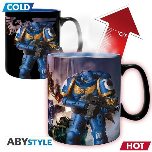 WARHAMMER 40K HEAT CHANGE MUG ULTRAMARINE/LEGION Pre-Order - Tistaminis