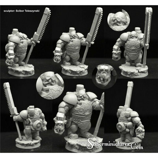 Scibor Miniatures 28mm/30mm SF Dwarf Veteran #2 New - Tistaminis