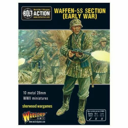 Bolt Action German Waffen SS Section (Early  War) New - 402212101 - TISTA MINIS