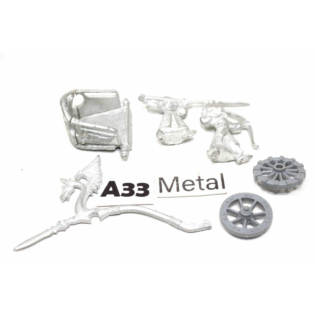 Warhammer High Elves Chariot Incomplete Metal  - A33 - Tistaminis