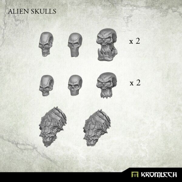 Kromlech	Alien Skulls (14) New - Tistaminis