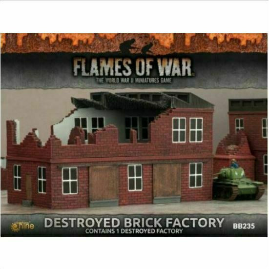 Flames of War Destroyed Brick Factory New - TISTA MINIS
