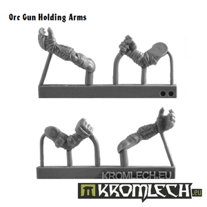 Kromlech Orc Gun Holding Arms New - TISTA MINIS