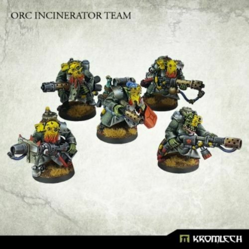 Kromlech Orc Incinerator Team New - TISTA MINIS
