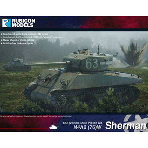 Rubicon American M4A2(76)W Sherman New - Tistaminis