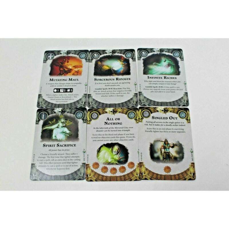 Warhammer Shadespire Tournament Edition Quest and Upgrade Cards (six) | TISTAMINIS