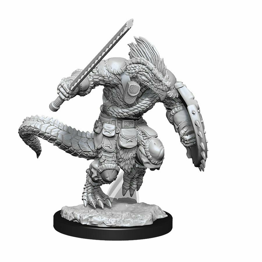 Dungeons and Dragons	Nolzur's Marvelous Miniatures: Wave 15:Lizardfolk Barbarian - Tistaminis