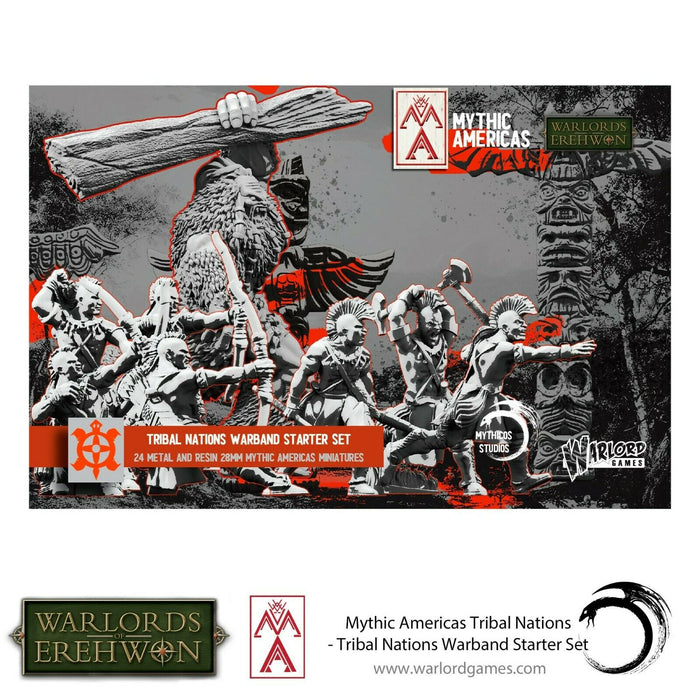 Mythic America Tribal Nations Warband Starter Set New - TISTA MINIS