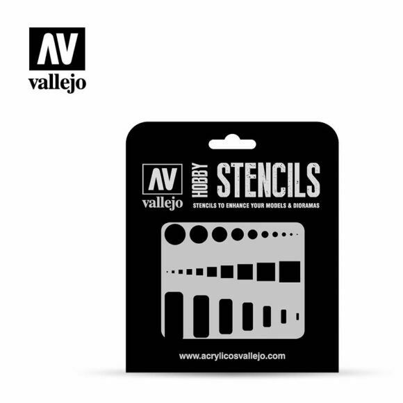Vallejo ACCESS TRAP DOORS (1/32, 1/48, 1/72) Airbrush Stencil - TISTA MINIS