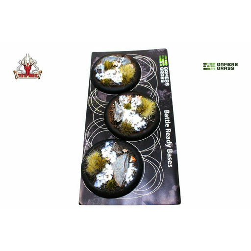 Gamers Grass Winter Bases RoundLip 50mm (x3) - TISTA MINIS