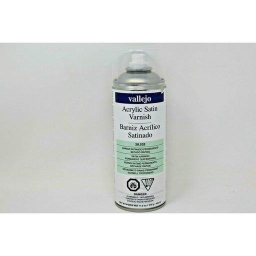 Vallejo VAL28532 SATIN VARNISH AEROSOL 400ML | TISTAMINIS