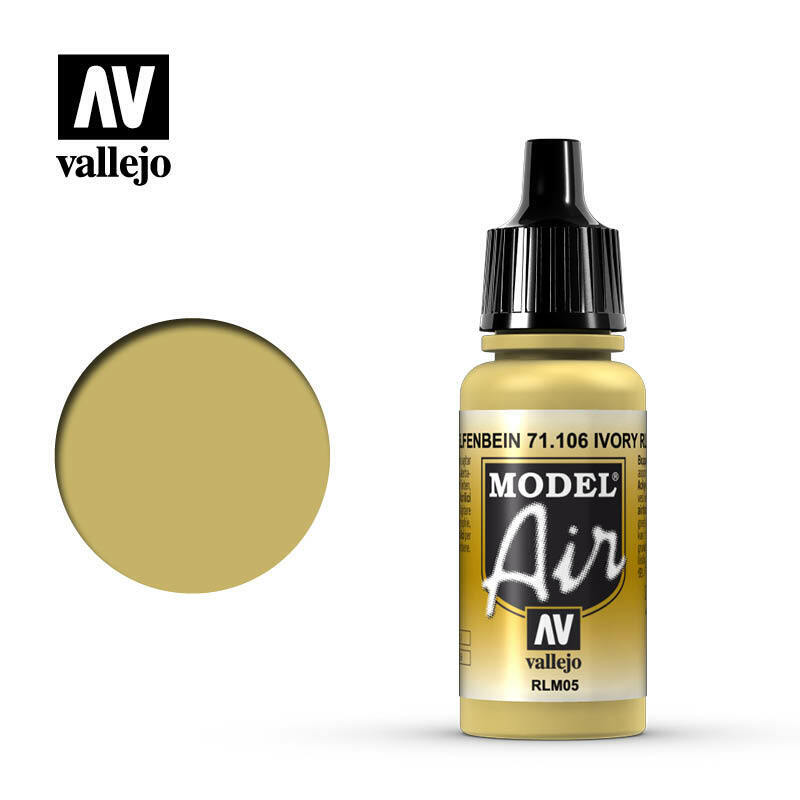 Vallejo Model Air Paint Ivory RLM05 (71.106) - Tistaminis