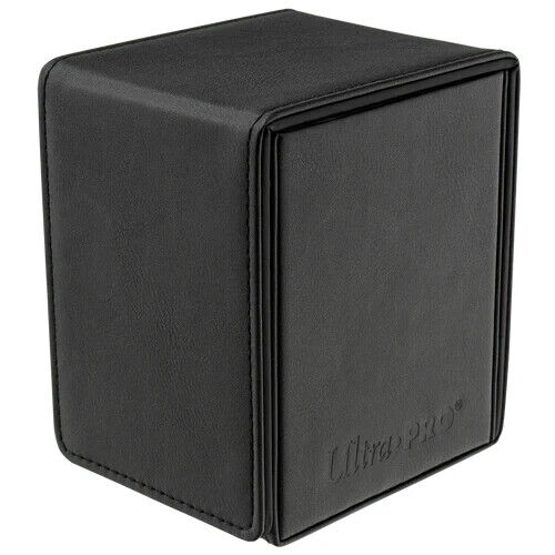 Ultra Pro Deck Box Vivid Alcove Flip (Top-load) Black New - Tistaminis