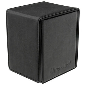 Ultra Pro Deck Box Vivid Alcove Flip (Top-load) Black New - Tistaminis