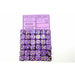 Chessex Dice 12mm D6 (36 Dice) Vortex Purple / Gold CHX27837 | TISTAMINIS