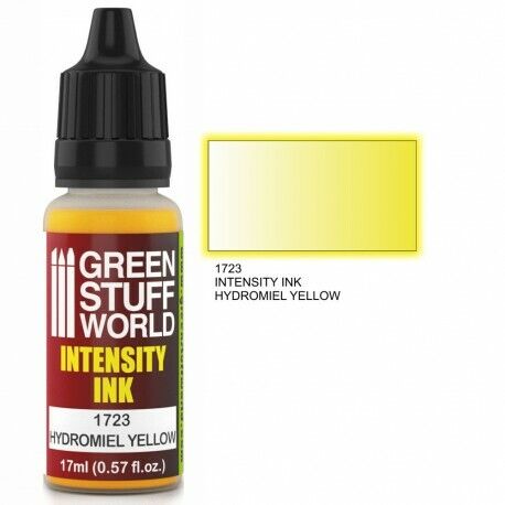 Green Stuff World Inks Intensity Ink HYDROMIEL YELLOW - Tistaminis