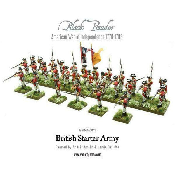 Black Powder American War of Independence British Army Starter Set New - TISTA MINIS