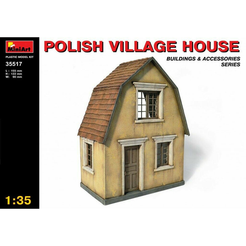 MiniArt Polish Village House (1/35) New - TISTA MINIS
