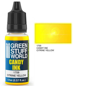 Green Stuff World Inks Candy Ink CITRINE YELLOW - Tistaminis