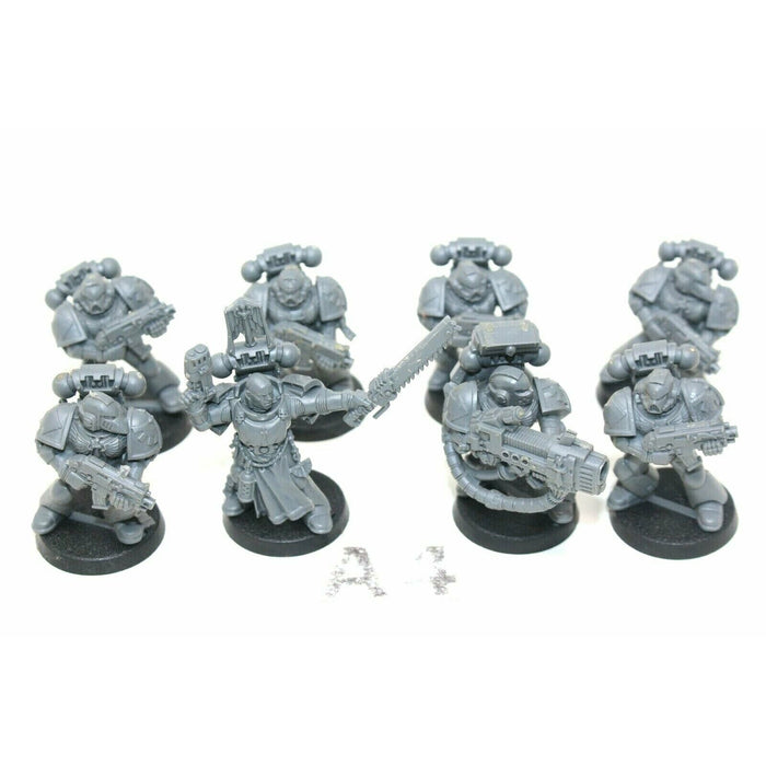 Warhammer Space Marines Dark Angles Tactical Marines Plasma Gun / Cannon - A4 - TISTA MINIS