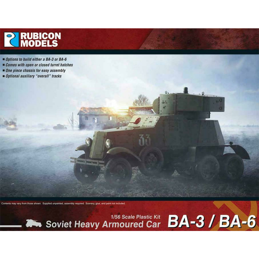 Rubicon Soviet BA-3 / BA-6 Heavy Armoured Car New - Tistaminis