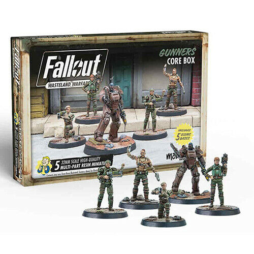 FALLOUT WASTELAND WARFARE: GUNNERS CORE BOX Apr 15 Pre-Order - Tistaminis