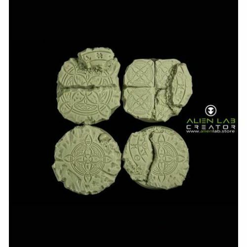 Alien Lab Miniatures SF ELVEN 32MM ROUND BASES New - Tistaminis