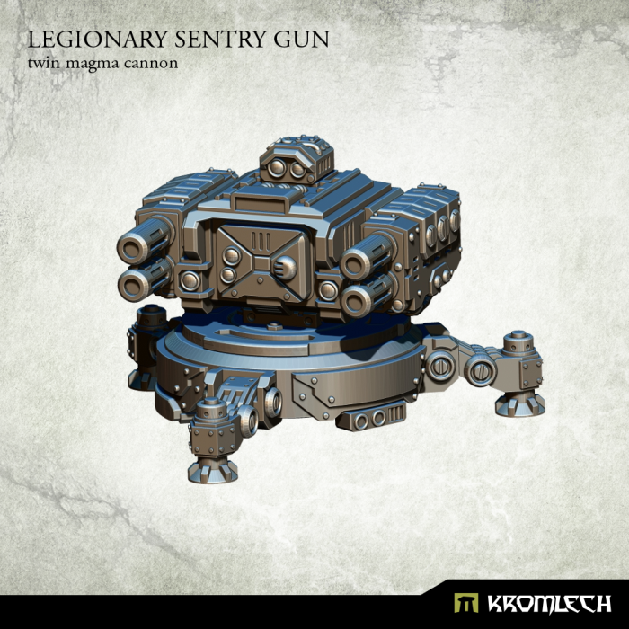 Kromlech Legionary Sentry Gun: Twin Twin Magma Cannons New - TISTA MINIS